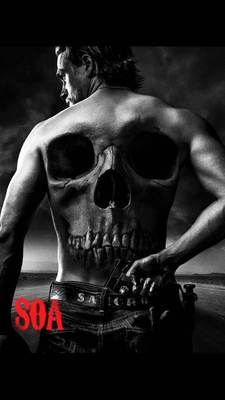 Sons of Anarchy Luxury Plush Throw Blanket JAX (Jackson Teller) with Sherpa Lini