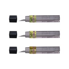 Pentel Super Hi-Polymer 0.2mm Leads in HB C502 (3 Tubes, 36 Leads)