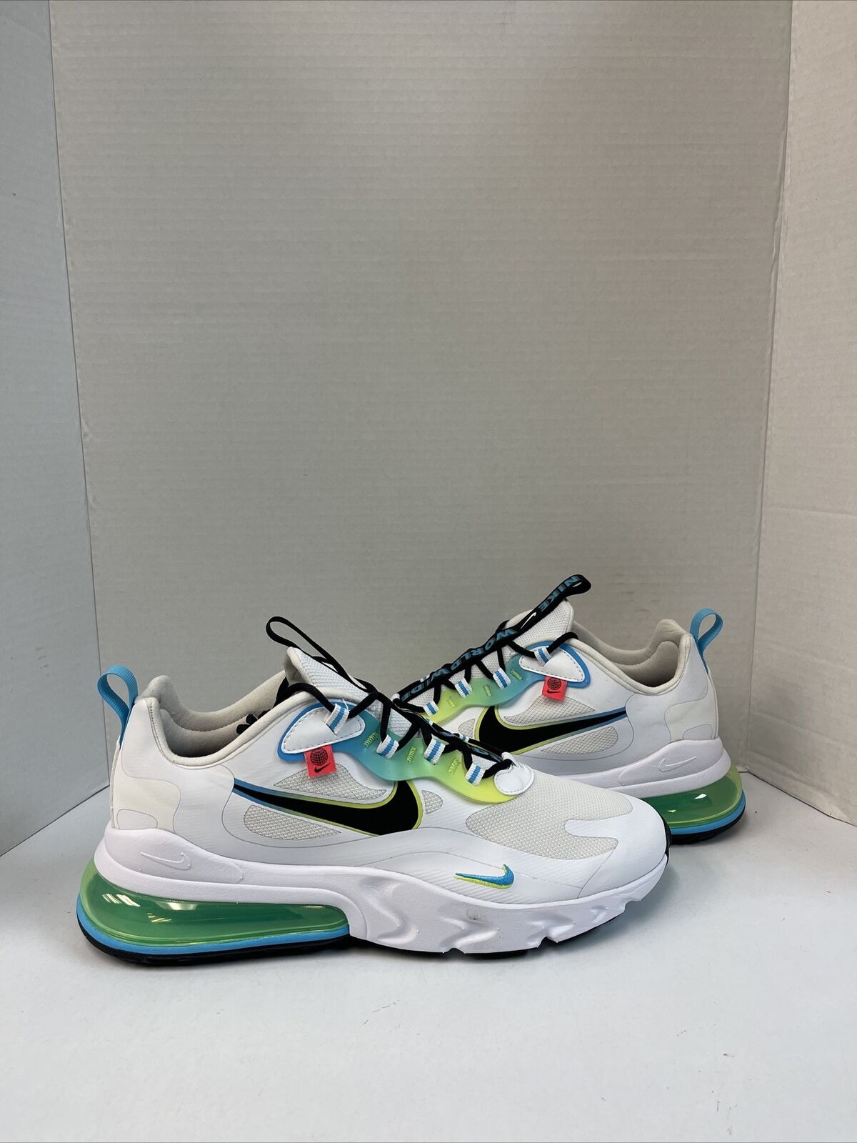 Nike Air Max 270 React Worldwide Pack White 2020 Size 12 Brand New  CK6457-100
