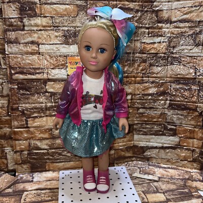 My Life As JoJo Siwa Doll 18-inch Soft Torso Doll With open/close Eyes 2019 