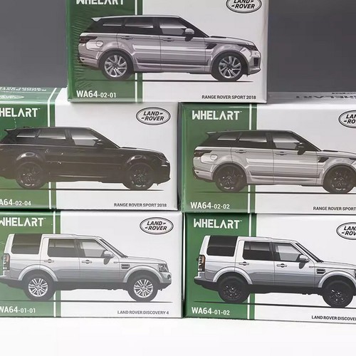 Land Rover Range Rover Sport 2018 blanco/negro modelo de coche diecast WHELART 1/64 - Imagen 6 de 6