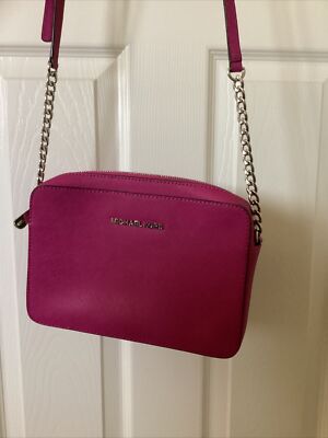 Plein Sport Fuchsia Crossbody Bag - Polyurethane Purple Bag For Women