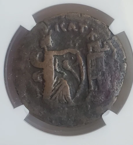 Egypt Alexandria Antoninus Pius Drachm NGC CH Fine Ancient Lighthouse Coin