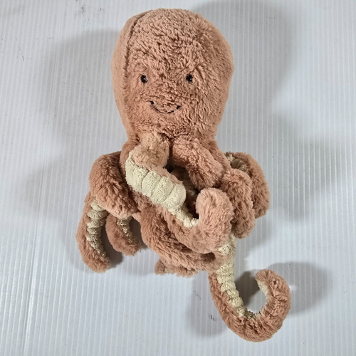 Jellycat London Tan Odell Octopus Stuffed Plush Animal Sea Creature 9 Inch - 第 1/6 張圖片