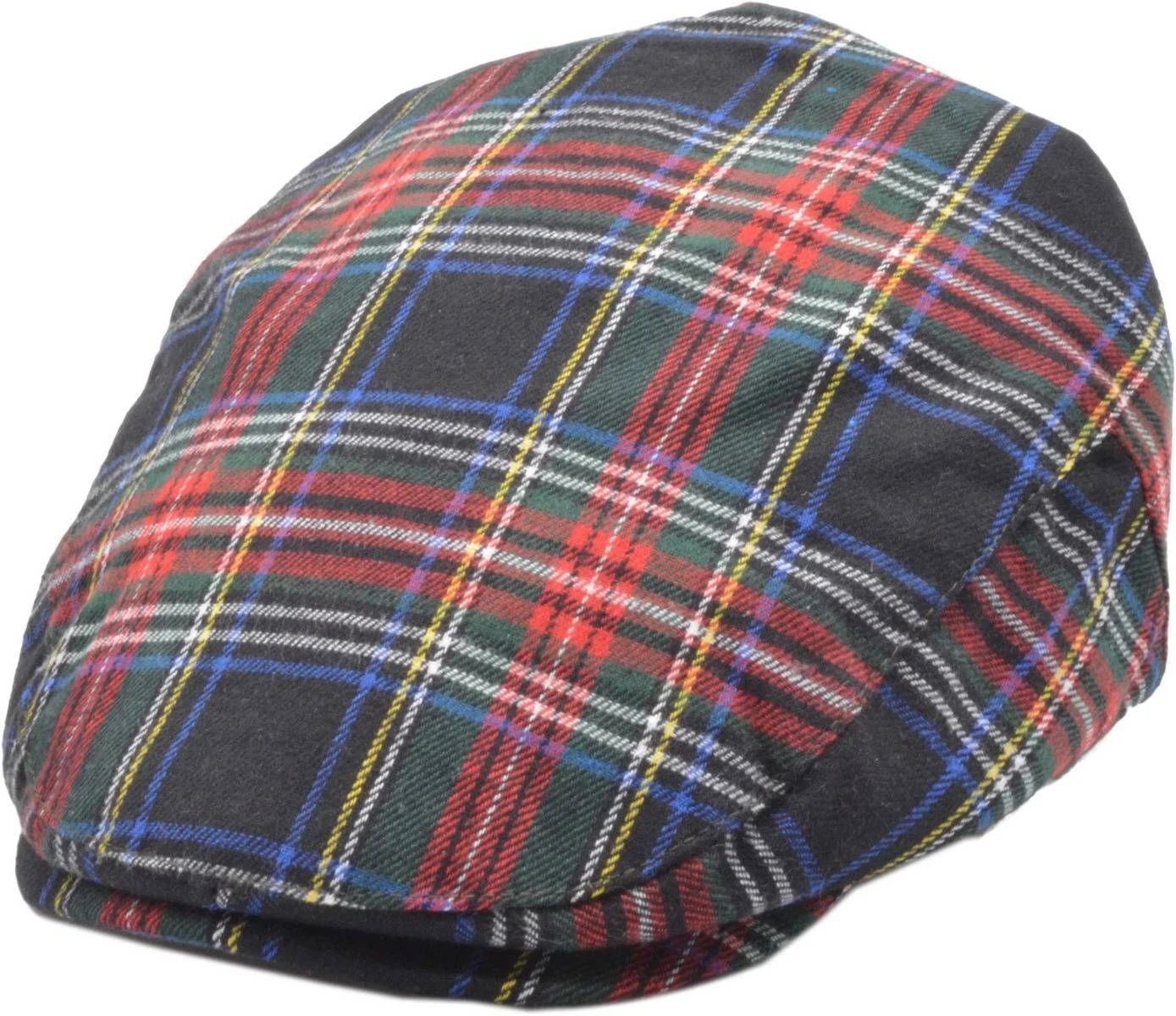 Men Tartan Flat Cap - classic tartan style Casual Outdoor Summer Unique hat