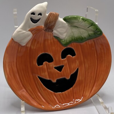 Vintage Omnibus By Fitz And Floyd 1996 Pumpkin Jack o Lantern