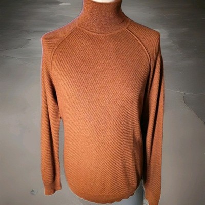 GAUDI Rollkragenpullover Größe L autum brown Cotton-Wool-Mix