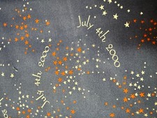 July 4 2000 Patriotic Stars RETIRED 1 yard 100 Cotton Fabric Free Ship SBC5