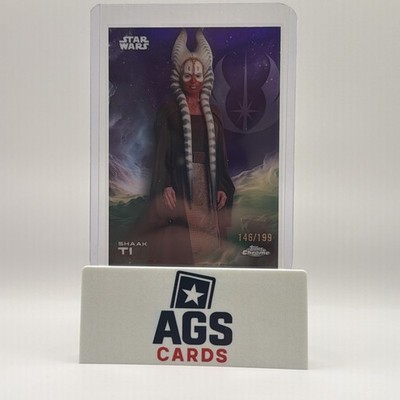 2025 Topps Star Wars Chrome Shaak Ti #185 /199