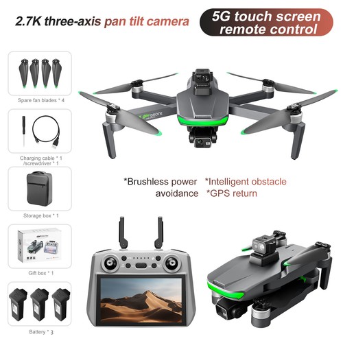 S155 MAX Drone 3-axis Gimbal 2.7K Dual Camera 360° Obstacle Avoidance Quadcopter - Picture 27 of 27