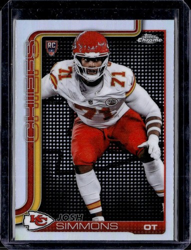 2025 Topps Chrome #304 Josh Simmons Lightboard Logo
