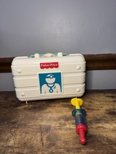 Vintage 1997 Fisher Price Medical Kit 72424 Doctor Nurse Play Set Incomplete