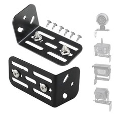 2 PCS Universal Vehicle Iron Metal Bracket L Shape Right Angle Camera Stand