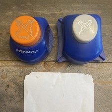 Fiskars 3-in-1 Corner Punch -2332 Heritage - And Unbranded Corner Punch Lot Of 2