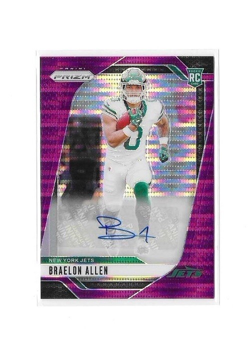 2024 Panini Prizm - Rookie Auto Braelon Allen #311 Purple Pulsar Prizm (RC)