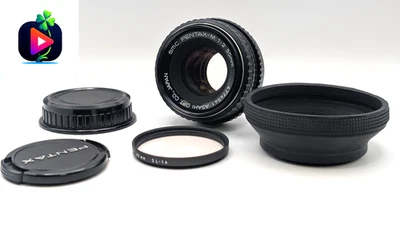 【Presque comme neuf】SMC PENTAX-M 50mm F2 MF Objectif Pentax K Mount Rubber... - Photo 1/4