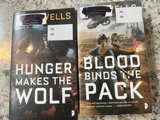 Lot of 2 Alex Wells PBs - Hunger Makes The Wolf & Blood Blinds The Pack
