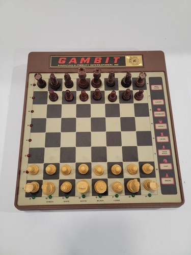 Fidelity Gambit Electronic Chess Challenger ~ Vintage Computer Game 6084 WORKS
