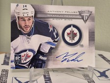 2013 Panini Titanium RESERVE #TR-ANP Anthony Peluso Auto RC Winnipeg Jets