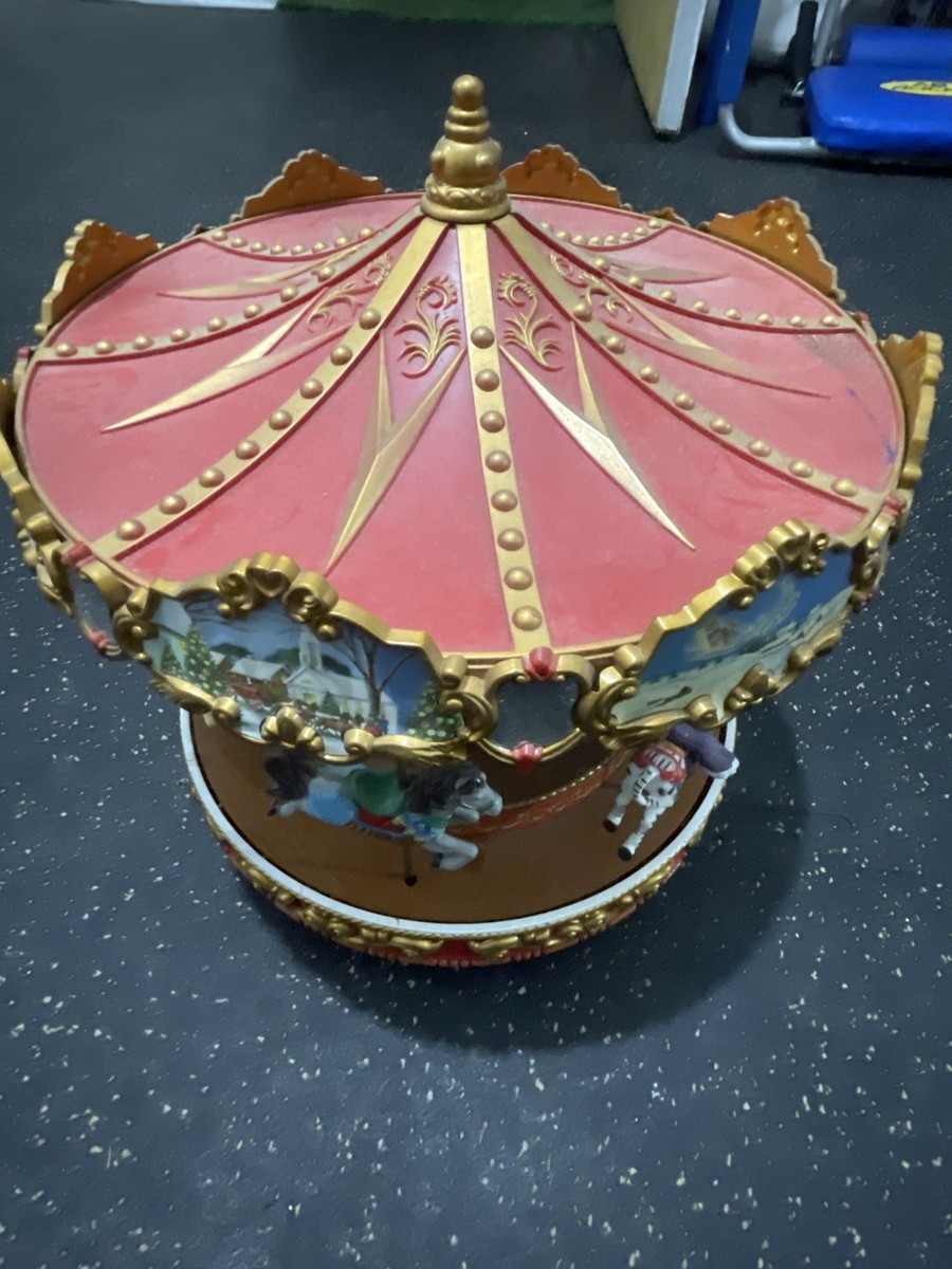 Mr. Christmas Triple Decker Carousel Music Box Collectible