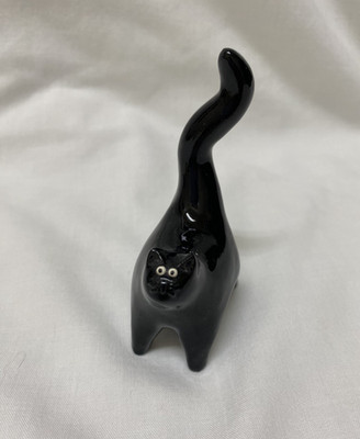 Chris Rademacher Clay Artist Cat Figurine