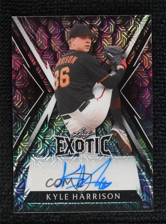 2023 Leaf Exotic Dragon Mojo 2/2 Kyle Harrison #BA-KH1 Auto 7ba