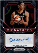 2021 Panini Prizm WNBA - Signatures Dearica Hamby SG-DHM Las Vegas Aces