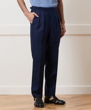 Todd Snyder 36W 32L Irish Linen Gurkha Trouser in Black