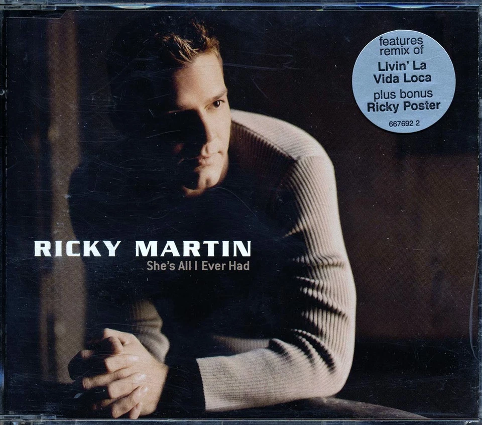 SEALED NEW CD Ricky Martin - She's All I Ever Had - Image 2 of 2