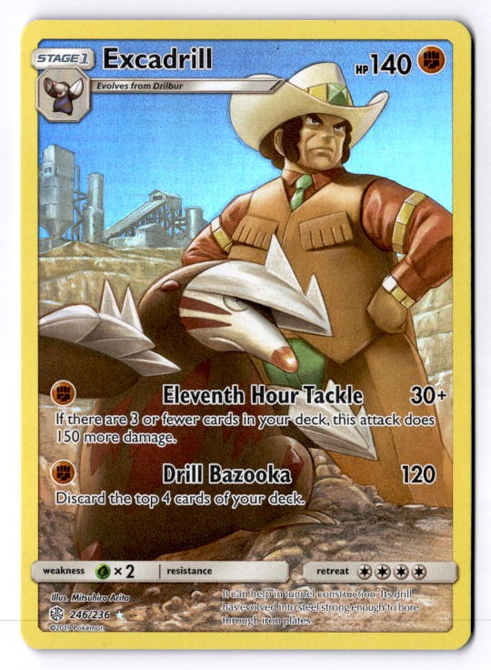 Excadrill (Secret) Secret Rare SM - Cosmic Eclipse 246/236 NM