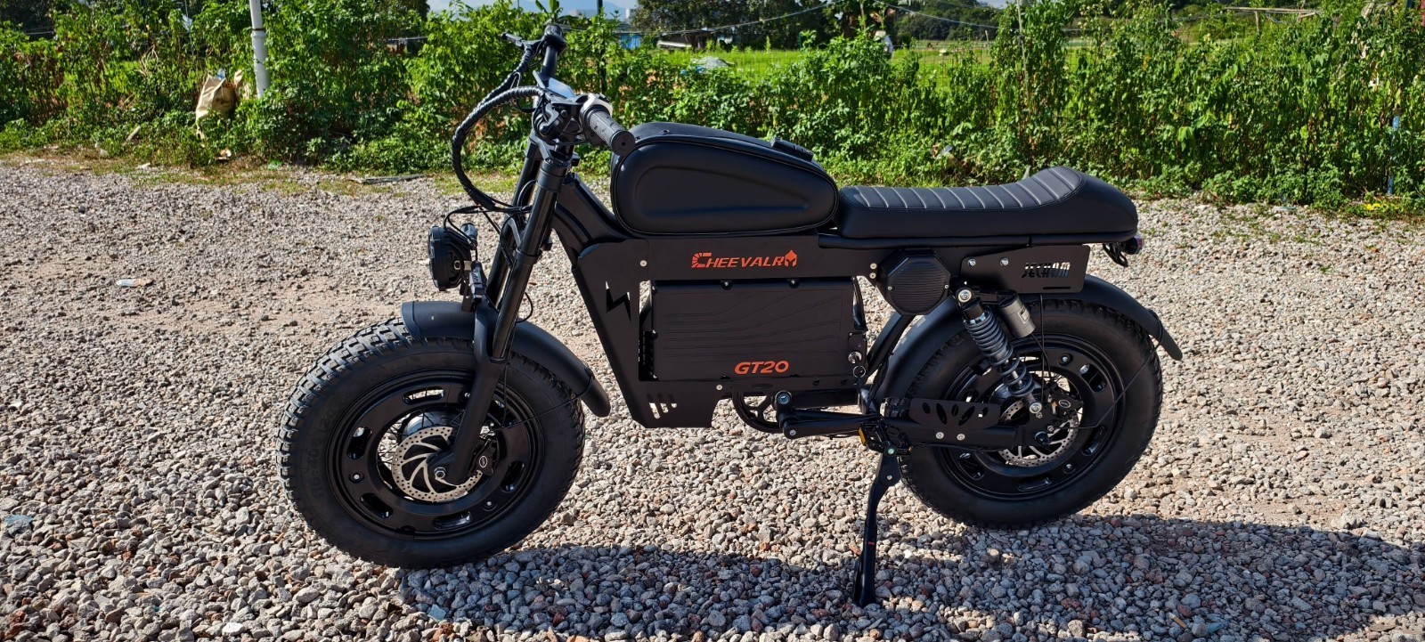 20" Electric Motorbike 6000W Tire 40MPH 60V 43AH Electric Motorcycle E-Dirt Bike