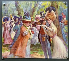 GEORGES REDON Affiche - Reproduction Georges Redon 1907 Parc Menu Du Café De