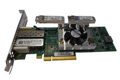 QLogic Dell QLe2662-DEL DualPort FC-Controller 16G 0H8T43, 2 x 16G Transceiver