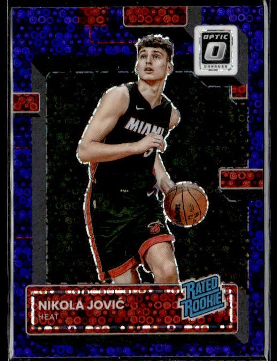 L40,304 - 2022-23 Donruss Optic Fast Break Purple #224 Nikola Jovic RR /99