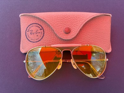 VINTAGE 70s RAY BAN SHOOTING GLASSES WITH KALICHROME LENSES | eBay