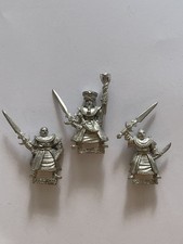 Warhammer Empire Light Battle Wizard and 2 acolytes. Metal. Excellent condition.