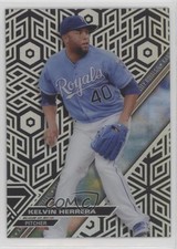 2017 Topps High Tek Pattern 2 Blackout Kelvin Herrera #HT-KH 0b5