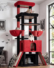 Globlazer Heavy Duty Cat Tree 78 inch Sturdy Gothic Cat Tower for 20lbs Large Ad