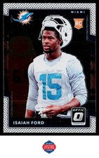 2017 Donruss Optic #137 Isaiah Ford Rookie Card