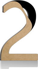 4 Inch Self Adhesive House Numbers, Black Acrylic House Address Letters and Numb