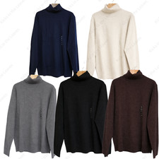UNIQLO Cashmere Turtleneck Sweater XS-4XL JP Size Men 5 Colors 478544 NWT
