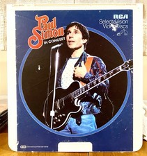 PAUL SIMON “IN CONCERT” (1981) Videodisc SelectaVision CED 1979 Concert