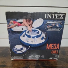 NEW Intex Inflatable Mega Chill Cooler Floating Ice Chest- 30, 12oz Can Capacity