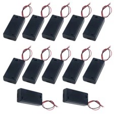 AA Battery Case On/Off Switch 12Pack 2 x 1.5V AA Battery Holder with Switch a...