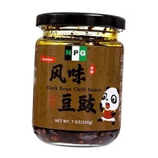 NPG Authentic Sichuan Chili Sauce 7 Oz, Medium 7 Ounce Pack of 1 Black Bean