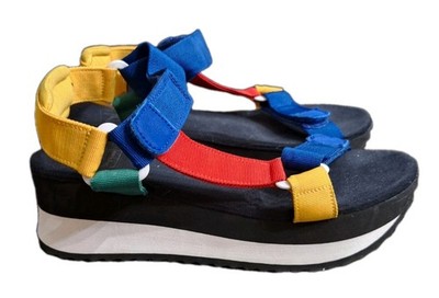 Dirty Laundry GOING OUT Sport Sandal Strappy Multi Color Shoe Size 7