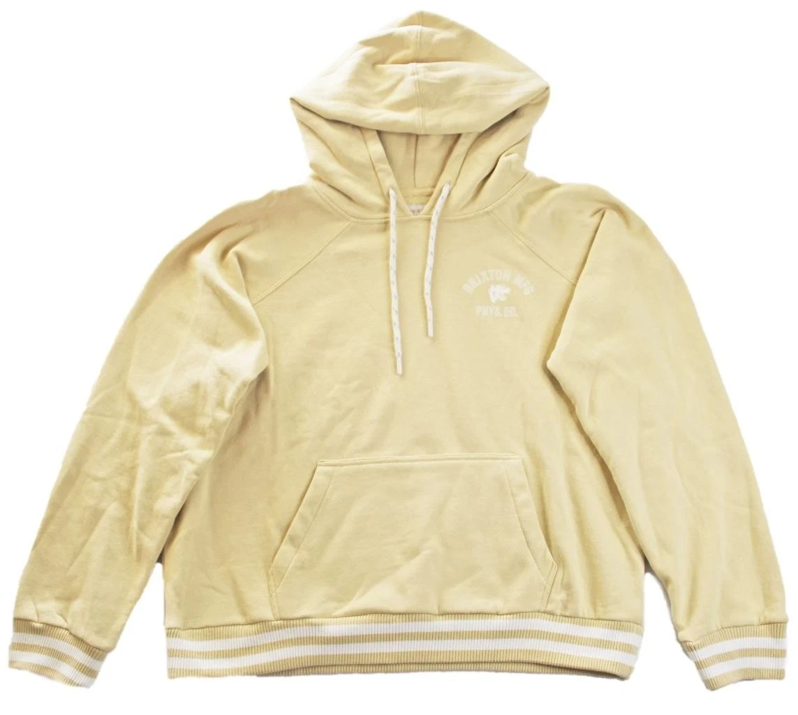 Brixton Womens Hoodie L Pullover Sweatshirt Casual Long Sleeve Pocket Worn Wash