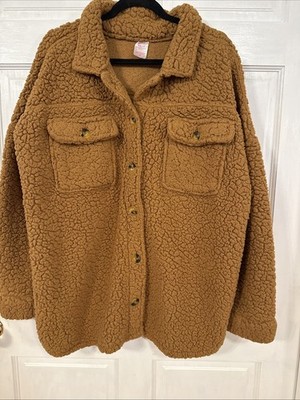 No Boundries Women s 100% Polyester Shacket Size XXXL