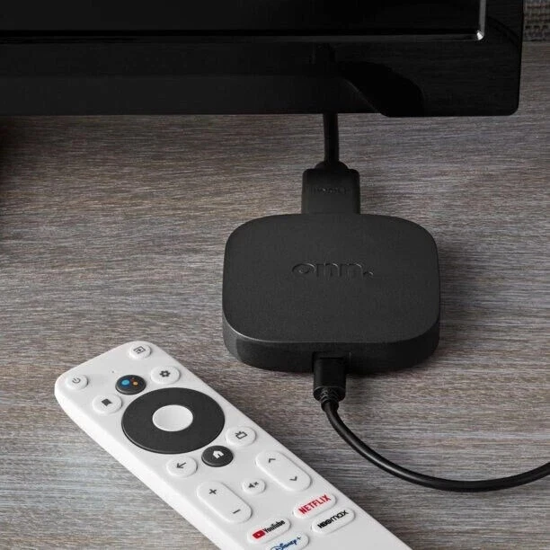 ONN Streaming Box 4K GEN. Streaming Wi-Fi Android TV UHD Google TV Device new - Image 3 of 4