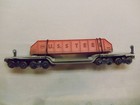 Lionel 6418 Vintage O Ga. 16 Wheel-Cast Machinery Car with Pinkish Color Girders — photo 6